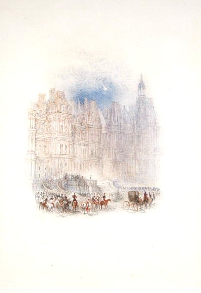 Fontainebleau The Departure of Napoleon, 1833