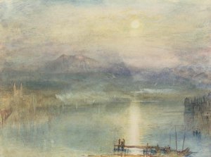 The Lake of Lucerne, Moonlight, the Rigi in the Distance, c.1841