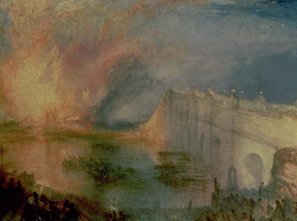 The Burning of the Houses of Parliament, 16th October 1834, c.1835