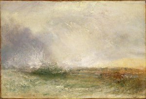 Stormy Sea Breaking on a Shore, 1840-5