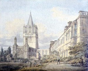 Perspective View of Fonthill Abbey from the South West, c.1799