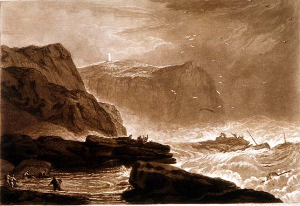 Coast of Yorkshire, from the Liber Studiorum, engraved by William Say, 1811