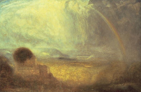 Landscape with a rainbow