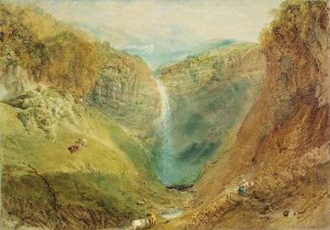 Hardraw Fall, Yorkshire, c.1820