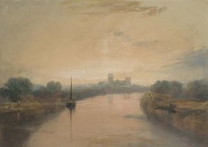 On the River Ouse, with a view of York Minster in the distance