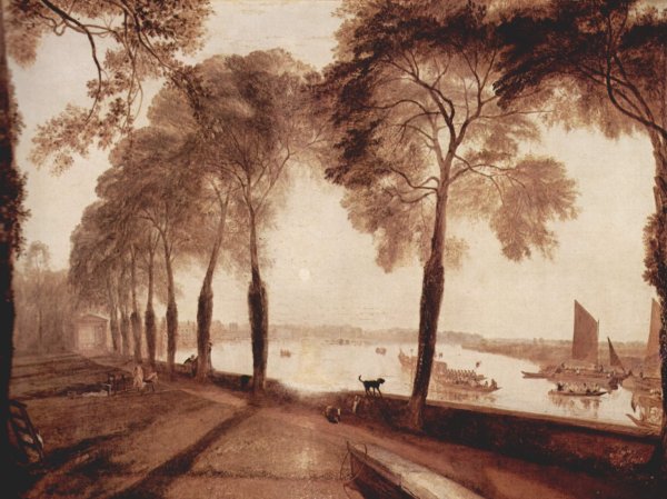 Mortlake Terrace, the home of W. Sliam Moffat, Sommerarbend