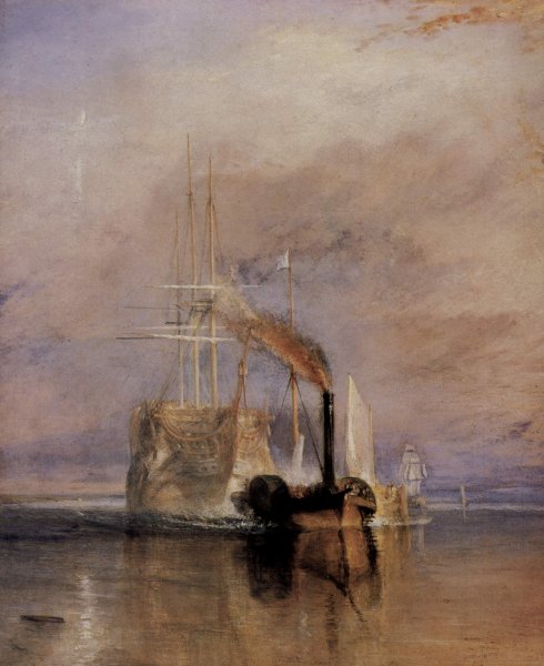 The last travel of the Fighting Témeraire, (detail)