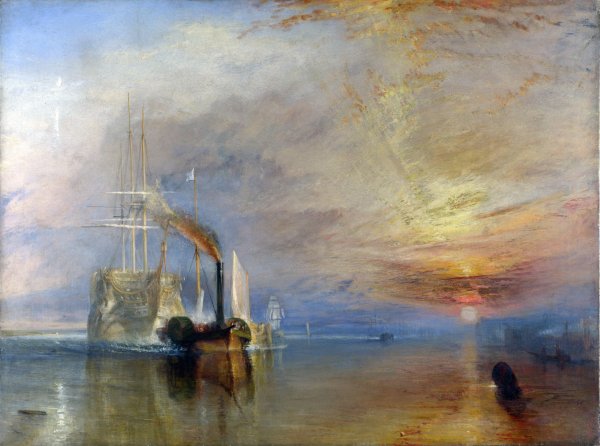 The 'Fighting Temeraire' tugged to her Last Berth to be broken up 1838-39