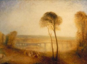 Landscape with Walton Bridges, c.1845