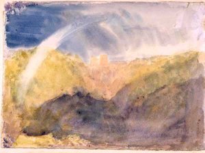 Crichton Castle Mountainous Landscape with a Rainbow c.1818