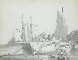 Boats In The Harbour At Dover