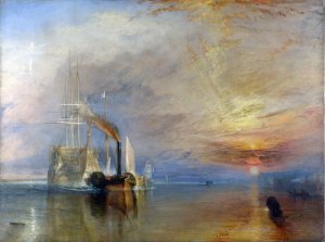 The Fighting Temeraire Tugged to her Last Berth to be Broken up, before 1839